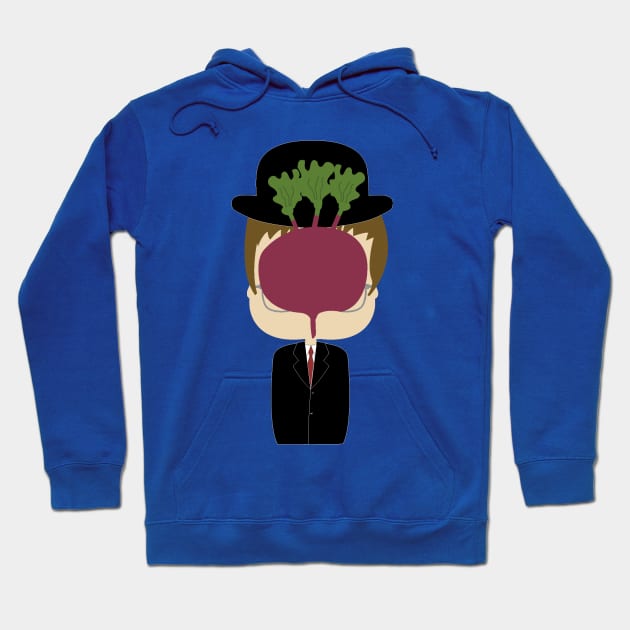 Dwight Magritte Schrute Hoodie by Creotumundo